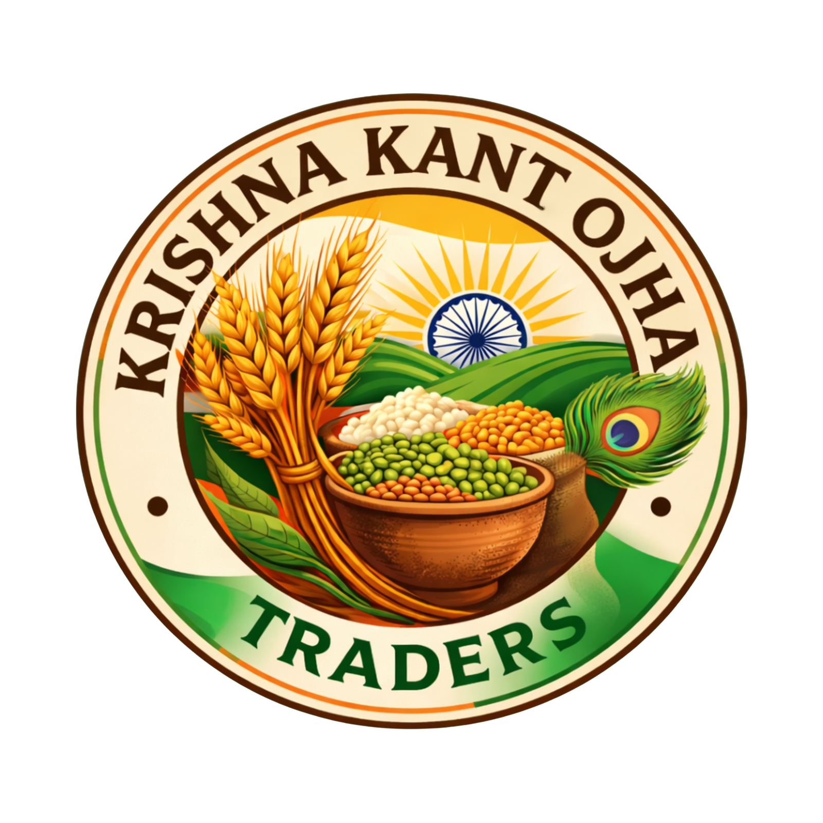 Krishna Kant Ojha Traders Logo
